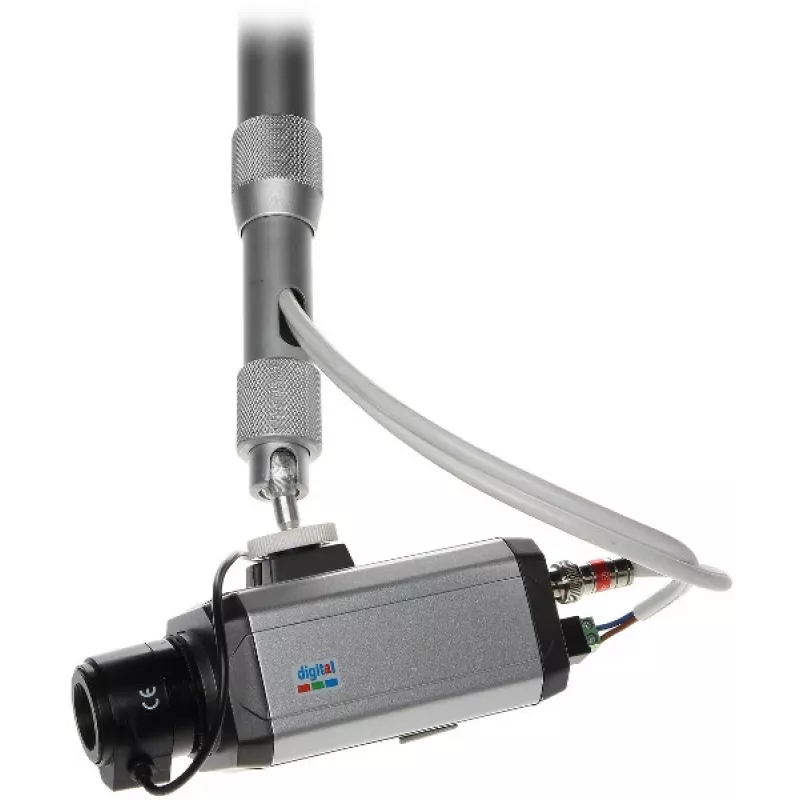 DELTA BR-60X120 Teleskopowy sufitowy uchwyt do kamer CCTV, 710–1220 mm, biały