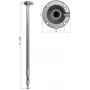 DELTA BR-60X120 Teleskopowy sufitowy uchwyt do kamer CCTV, 710–1220 mm, biały