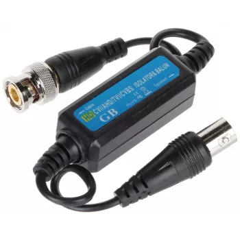 DELTA D-SEP/HD Izolator pętli uziemienia wideo dla AHD/HD-CVI/HD-TVI/CVBS, BNC, 75 Ohm, 4K