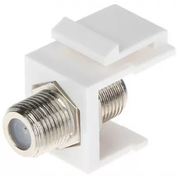 DELTA FX-F1 Moduł keystone światłowodowy, adapter SC Simplex/LC Duplex, biały