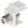 DELTA FX-F1 Moduł keystone światłowodowy, adapter SC Simplex/LC Duplex, biały