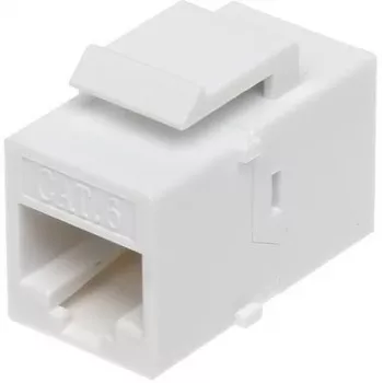DELTA FX-RJ45-G/RJ45-G/6 Ekranowany moduł Keystone Cat6, beznarzędziowy, złote styki