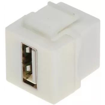 DELTA FX-USB/C USB-C żeńskie do USB-C żeńskie Keystone Jack Adapter, USB 3.1 Gen 2 10Gbps, 100W PD, DisplayPort Alt Mode, czarny