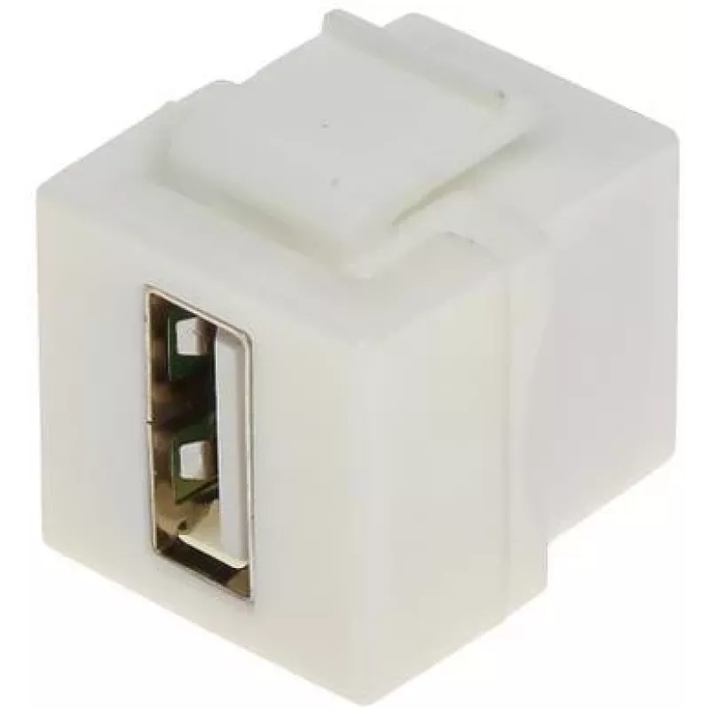 DELTA FX-USB/C USB-C żeńskie do USB-C żeńskie Keystone Jack Adapter, USB 3.1 Gen 2 10Gbps, 100W PD, DisplayPort Alt Mode, czarny