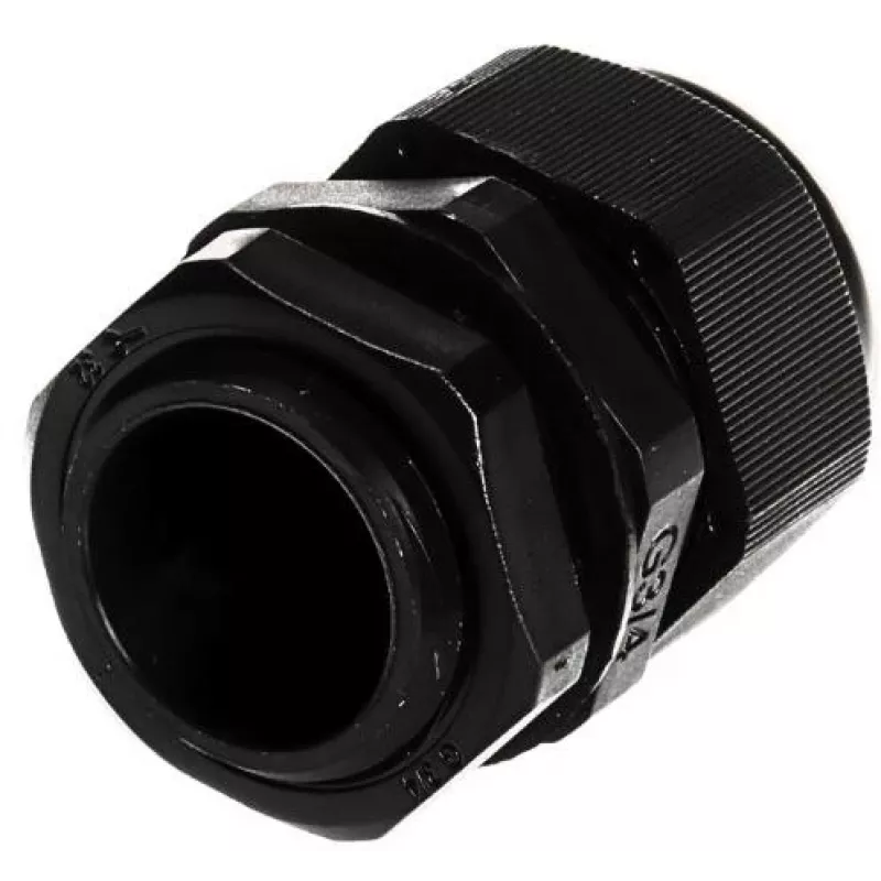 DELTA Izolowany Dławik Kablowy G3/4-CZARNY IP68 3/4