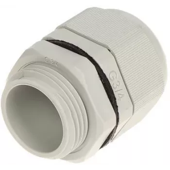 DELTA Izolowana Dławnica Kablowa G3/4 IP68 13-18 mm Szara PA6