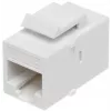 DELTA Moduł Keystone FX-RJ45-G/RJ45-G Kat.6 UTP RJ45 Żeński do RJ45 Żeński Łącznik, Szary