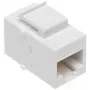 DELTA Moduł Keystone FX-RJ45-G/RJ45-G Kat.6 UTP RJ45 Żeński do RJ45 Żeński Łącznik, Szary