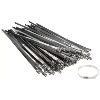 DELTA MONTAGE SSCT-150X4.6 Opaska kablowa ze stali nierdzewnej 150 x 4.6 mm, 100 szt.