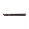 Listwa zasilająca DELTA PD-6/R-SPD-1L z ochroną przeciwprzepięciową, 6 gniazd typu E, 230V/10A, przewód 1,5m, czarna