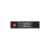 DELTA PD-6/R-SPD-3L Listwa zasilająca z ochroną przeciwprzepięciową 6 gniazd z przełącznikiem 2-biegunowym, kabel 1,5 m, gniazda typu E, 2300W, Czarna
