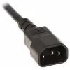 DELTA PD-8/R/IEC-N 8-gniazdowy PDU do montażu w szafie RACK 1U, IEC C13, 10A, 250V, czarny