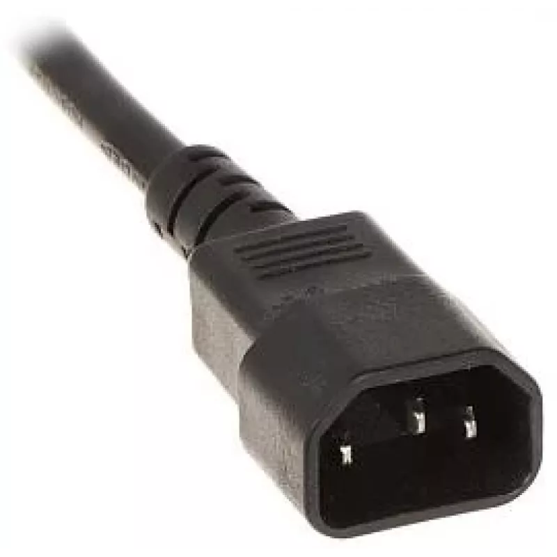 DELTA PD-8/R/IEC-N 8-gniazdowy PDU do montażu w szafie RACK 1U, IEC C13, 10A, 250V, czarny