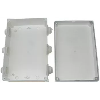 Delta PK-10/D IP55 puszka natynkowa, 8 wejść kablowych, szara