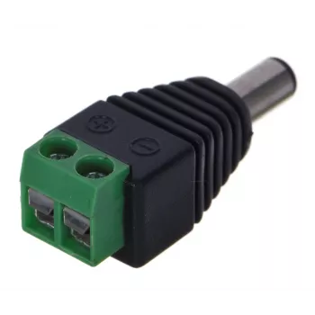 DELTA S-55 Wtyk zasilania DC 5,5x2,1 mm ze złączem śrubowym