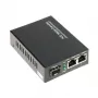 DELTA SPS-2P/1SFP Przemysłowy przełącznik PoE+, 2 Gigabit RJ45 + 1 SFP, budżet 60W, szyna DIN