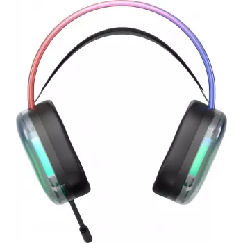Deltaco Gaming DH230 Headset RGB Illuminated Semi-Transparent (GAM-186)