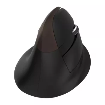 Delux M618 Mini Gold ergonomiczna mysz – 2.4G / Bluetooth 5.0 / USB-C, 4000 DPI, pionowa dla praworęcznych