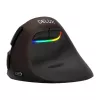 Delux M618 Mini Gold ergonomiczna mysz – 2.4G / Bluetooth 5.0 / USB-C, 4000 DPI, pionowa dla praworęcznych