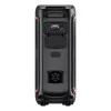 Denver BPS-470 Bluetooth Party Speaker z Karaoke, 2000W PMPO, 20W RMS, Oświetlenie LED, Radio FM, TWS, Mikrofon w zestawie, Czarny