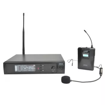 Słuchawki nauszne DENVER DNA VM bezprzewodowe z Bluetooth 5.0, 40mm przetworniki, bateria 8h, składane, czarne