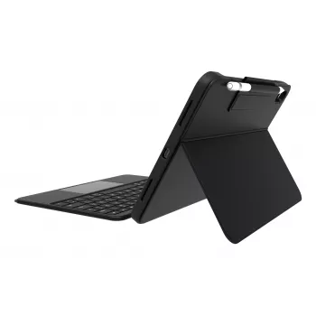 DEQSTER Smart Combo Touch Keyboard Case do iPada 10,9 cala (10. generacji, 2022) z Apple Smart Connector, układ niemiecki QWERTZ, czarny