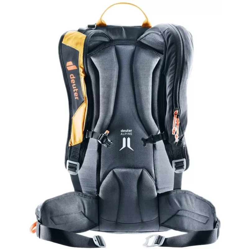 Deuter Alproof Lite 20 SL Plecak lawinowy z poduszką powietrzną + Kosmetyczka Wash Center I - Cynamon/Czerń & Rodzynka/Caspia