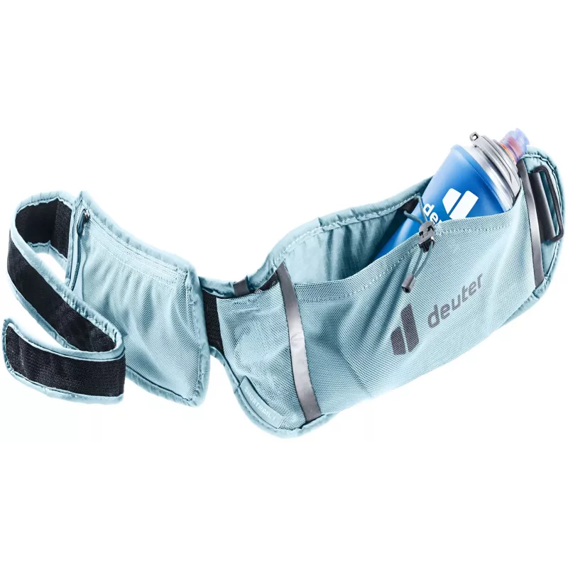 Deuter Shortrail I Lake - Pas biodrowy do biegania, 1,5 l, niebieski, unisex, bez PFC