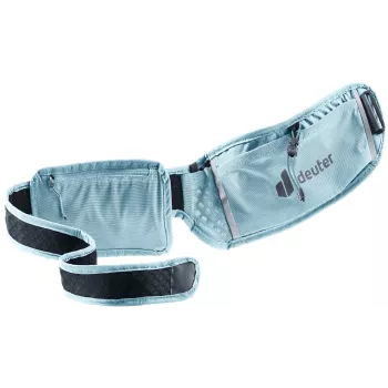 Deuter Shortrail I Lake - Pas biodrowy do biegania, 1,5 l, niebieski, unisex, bez PFC