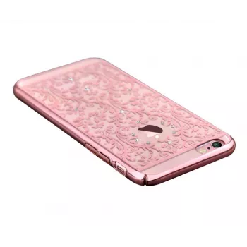 Devia Apple iPhone 7 Baroque z Swarovskim Różowe Złoto Tylna Obudowa
