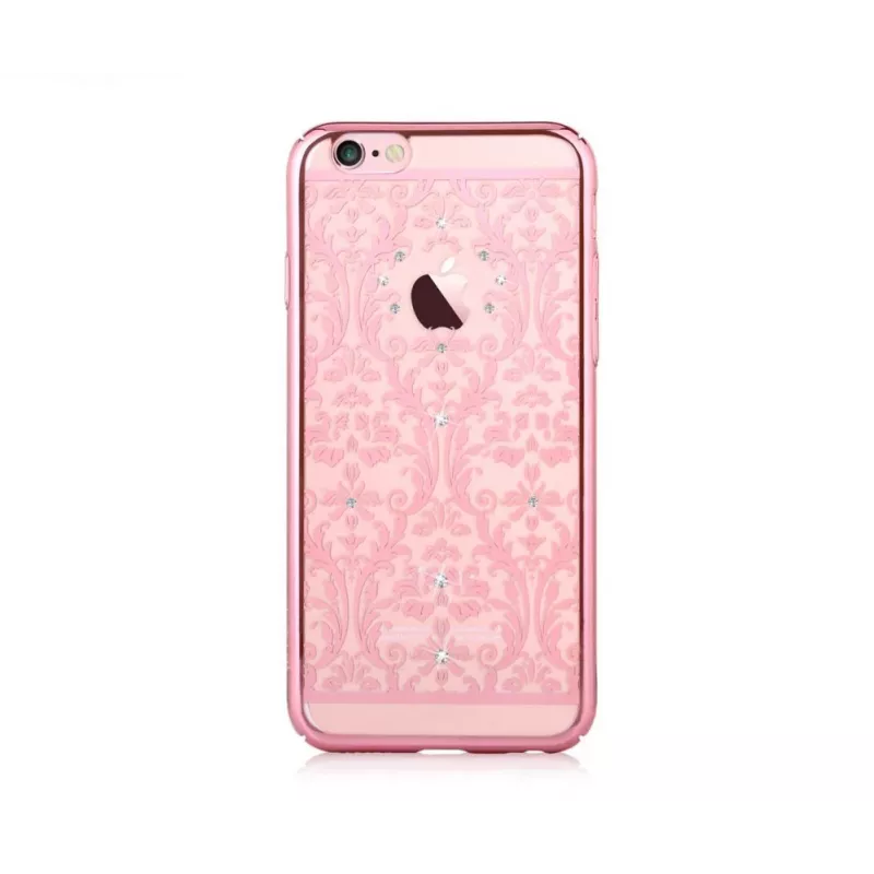 Devia Apple iPhone 7 Baroque z Swarovskim Różowe Złoto Tylna Obudowa