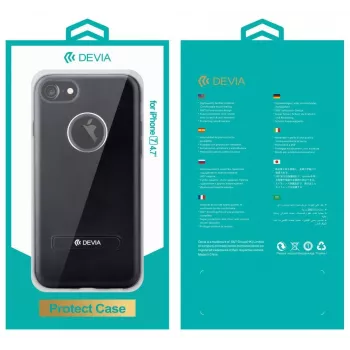 Devia Apple iPhone 7 iView Blue Flip Case z okienkiem Smart View i podstawką