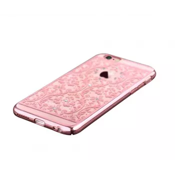 Devia Apple iPhone 7 Plus Baroque z kryształami Swarovski w kolorze Rose Gold – etui ochronne