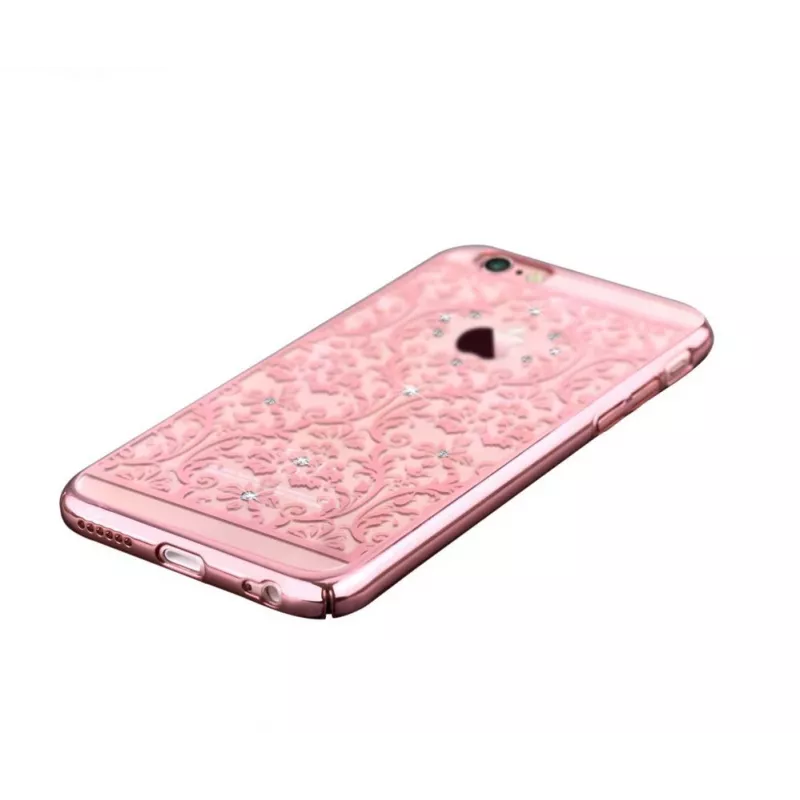Devia Apple iPhone 7 Plus Baroque z kryształami Swarovski w kolorze Rose Gold – etui ochronne