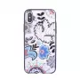 DEVIA Crystal Bloosom Case do Apple iPhone X / XS - Srebrny