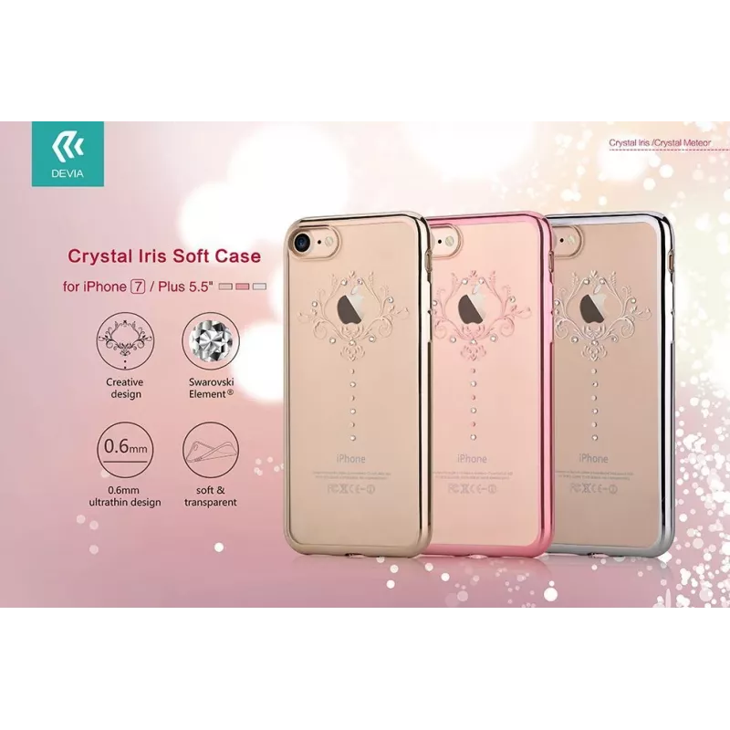Devia Crystal Iris Soft Case do Samsung Galaxy S8 Plus - Czarny