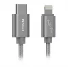 Devia Gracious USB-C do Lightning Kabel 1m Szary