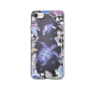 Devia Luxy Turtle Back Cover do Apple iPhone 7 Plus / 8 Plus - Przezroczysty z brokatem
