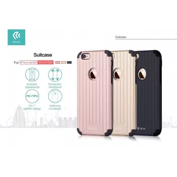 DEVIA Suitcase Series Back Cover do Apple iPhone 6 Plus / 6s Plus - Rose Gold