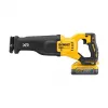 DEWALT 18V XR Bezszczotkowa wyrzynarka do drewna z 2x5Ah bateriami PowerStack i skrzynką narzędziową TSTAK