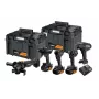 DEWALT 18V XR Zestaw Kombinowany Akumulatorowy: Wiertarko-wkrętarka udarowa, Wkrętarka udarowa, Szlifierka kątowa, Pilarka tarczowa, Lampa robocza, 3x5.0Ah baterie