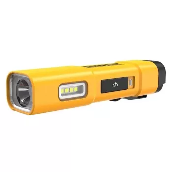 Latarka LED DEWALT BD-DCL183 1300 lumenów, odporna na zachlapanie IPX4, aluminium klasy lotniczej, czarna