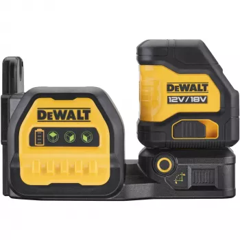 DEWALT Cross Line Laser DCE088NG18, 12/18V (Czarny/Żółty, bez baterii i ładowarki, zielone linie laserowe, T STAK Box)