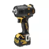 DEWALT DCF901P1G-QW 12V XR Bezszczotkowy Akumulatorowy Klucz Udarowy 1/2 inch Kwadratowy Napęd 340 Nm 2850 RPM 1x3.0Ah Li-ion Ładowarka Walizka Czarny/Żółty
