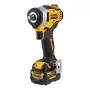 DEWALT DCF901P1G-QW 12V XR Bezszczotkowy Akumulatorowy Klucz Udarowy 1/2 inch Kwadratowy Napęd 340 Nm 2850 RPM 1x3.0Ah Li-ion Ładowarka Walizka Czarny/Żółty
