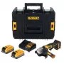 DEWALT DCG404S2T-QW 18V Akumulatorowa Szlifierka Kątowa 125mm Bezszczotkowa 2x4.0Ah XR Li-Ion Baterie i Ładowarka TSTAK Case