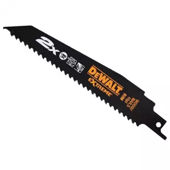 DEWALT DT2307L 228mm 6TPI bimetalowa brzeszczot do piły szablastej do drewna z gwoździami i metalu