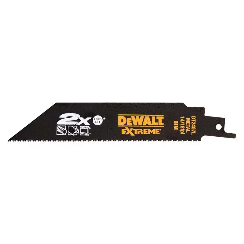 DEWALT DT2440L-QZ XR T-Shank Brzeszczot do wyrzynarki do drewna, 100 mm, 6 TPI, 1 szt.