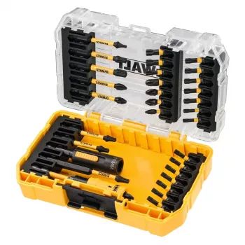 DEWALT DT70747T-QZ 36-częściowy zestaw bitów udarowych z torsją do wkrętaków z twardym etui Tough Case+