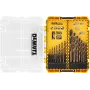 DEWALT DT70755-QZ Zestaw wierteł do metalu HSS-G, 10 elementów, chwyt sześciokątny 1/4 cala, ostrze dzielone 135°, DIN 338, walizka TSTAK Tough Case